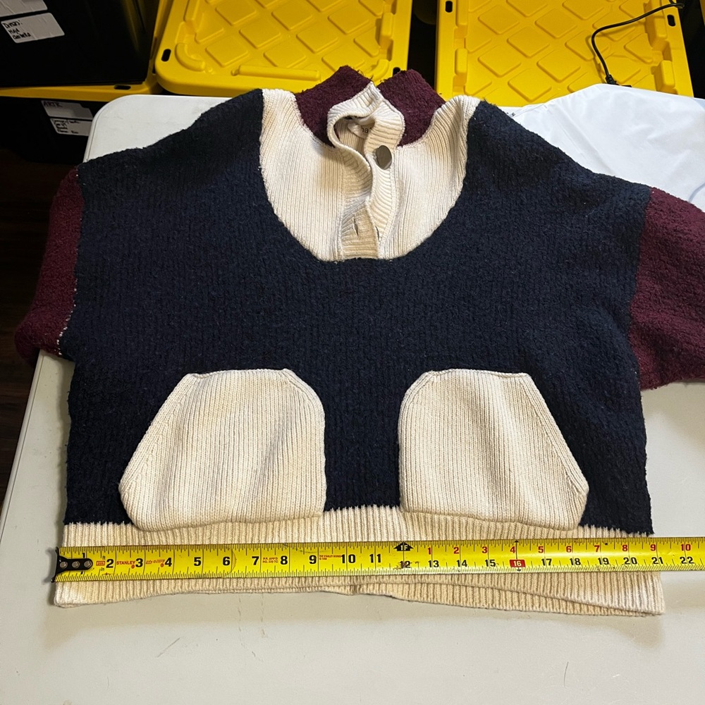 Ba&sh Benji Pullover – Multicolor Mock Neck - Picture 9 of 10